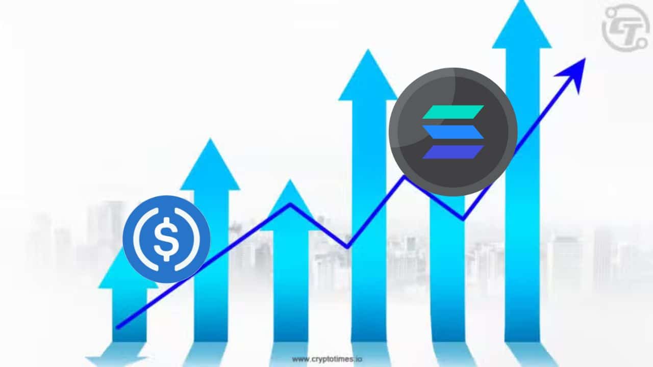 Solana (SOL) Beats USDC, Hits $64 Billion Market Cap