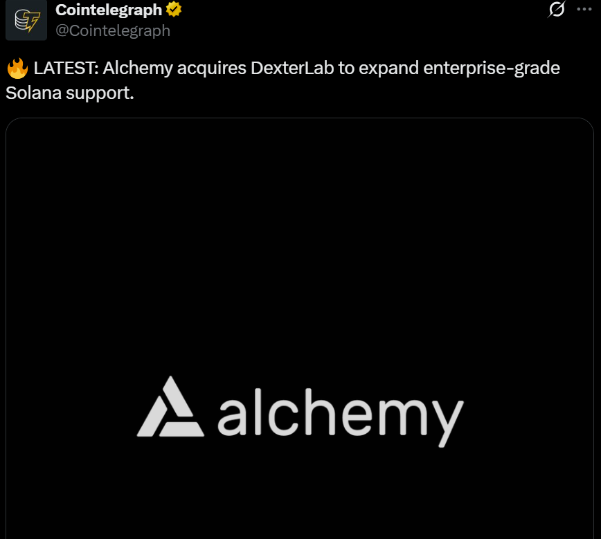 Alchemy acquires NFT launchpad with 1 million users