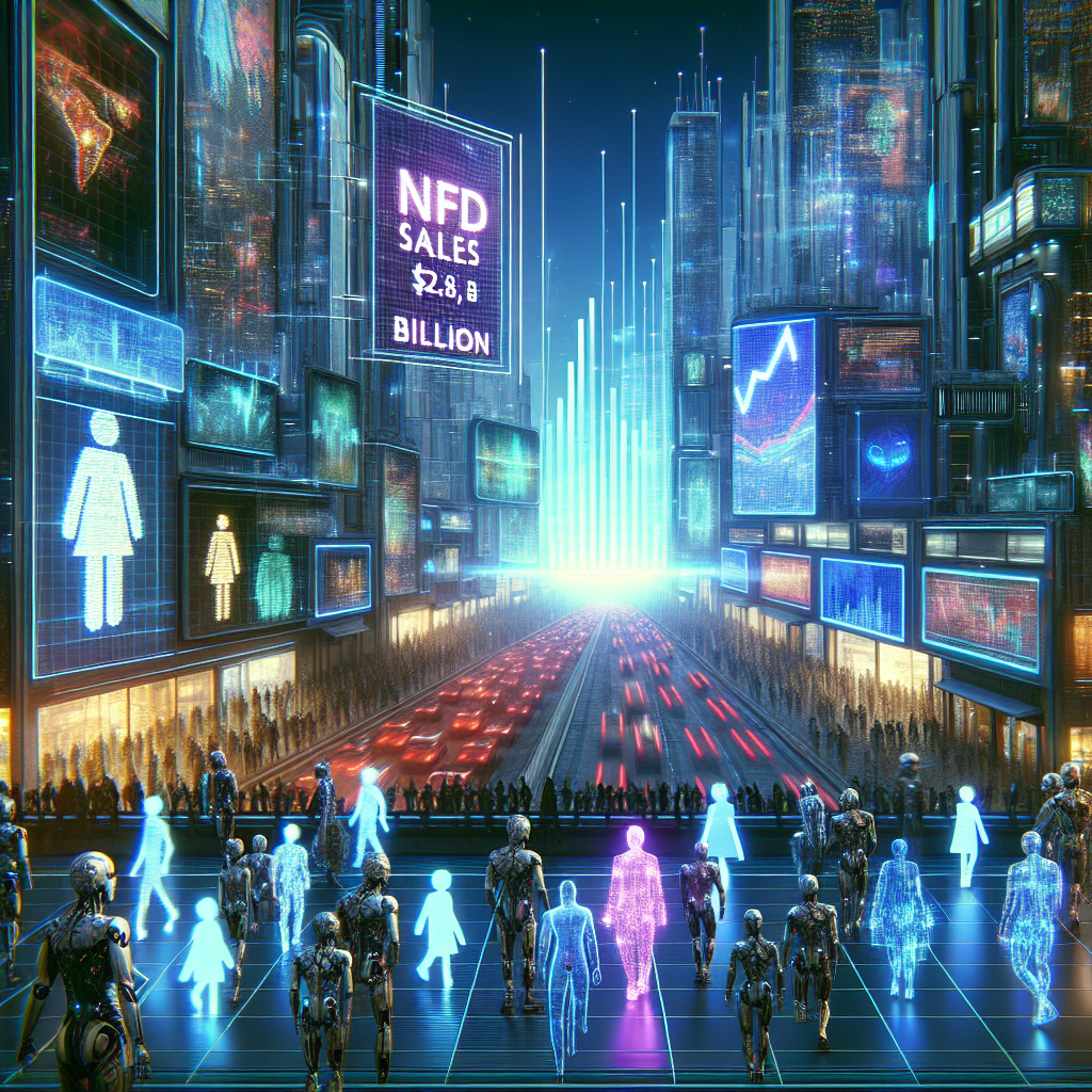 NFT Market Sees $2.8 Billion in Sales Despite Declining Trading Volumes