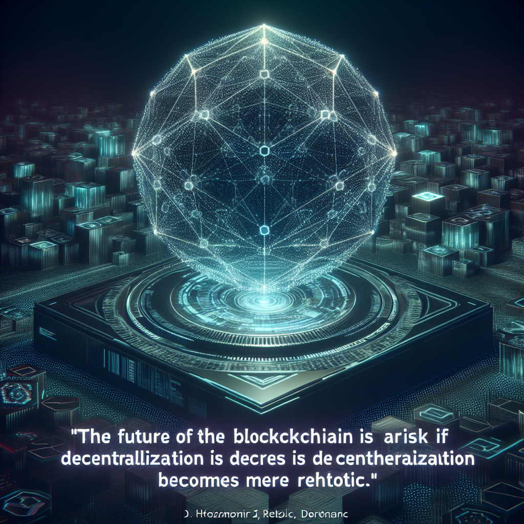Vitalik Buterin Warns: Ethereum's Future at Stake if Decentralization Becomes Mere Rhetoric