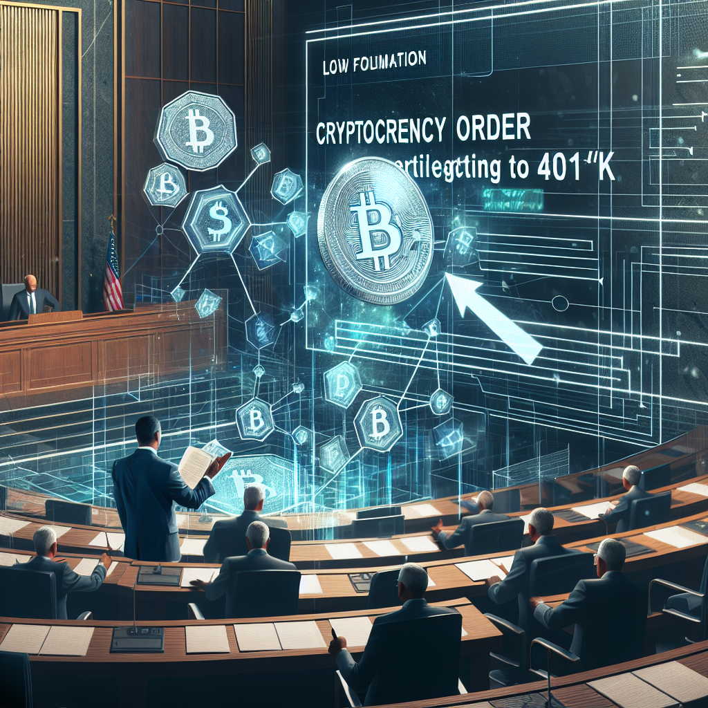 US Representative Aims to Transform Trump's 401(k) Crypto Order into Law